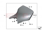 BMW Motorrad BMW 2013 S models S 1000 RR 12 (0524,0534) Bench seat, Comfort