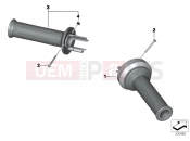 BMW Motorrad BMW 2013 S models S 1000 RR 15 (0D10,0D21) Handlebar grips