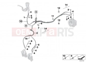 BMW Motorrad BMW 2013 S models S 1000 RR 15 (0D10,0D21) Brake pipe front ABS