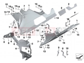 BMW Motorrad BMW 2013 S models S 1000 RR 15 (0D10,0D21) Engine spoiler