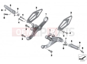 BMW Motorrad BMW 2013 S models S 1000 RR 15 (0D10,0D21) Footrest, front
