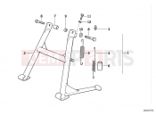 BMW Motorrad BMW 2003 F-Models F 650 97 (0162) Center stand