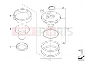 BMW Motorrad BMW 2003 F-Models F 650 GS 04 (0175,0185) Filler cap