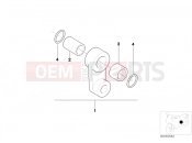 BMW Motorrad BMW 2003 F-Models F 650 GS 04 (0175,0185) Rear swing arm radius rod