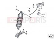 BMW Motorrad BMW 2003 F-Models F 650 GS 04 (0175,0185) Spring strut, rear