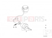 BMW Motorrad BMW 2003 F-Models F 650 GS 04 (0175,0185) Single components for rear spring strut