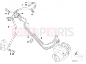 BMW Motorrad BMW 2003 F-Models F 650 GS 04 (0175,0185) Brake pipe front ABS