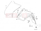 BMW Motorrad BMW 2003 F-Models F 650 GS 04 (0175,0185) Front wheel fender