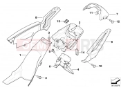 BMW Motorrad BMW 2003 F-Models F 650 GS 04 (0175,0185) Wheel cover,rear, license plate frame