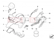 BMW Motorrad BMW 2003 F-Models F 650 GS 04 (0175,0185) Primed parts
