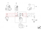 BMW Motorrad BMW 2003 F-Models F 650 GS 04 (0175,0185) Various relays
