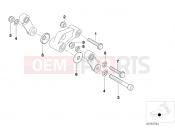 BMW Motorrad BMW 2003 F-Models F 650 GS Dakar 04 (0176,0186) Deflection parts, mounting