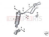 BMW Motorrad BMW 2003 F-Models F 650 GS Dakar 04 (0176,0186) Spring strut, rear