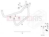 BMW Motorrad BMW 2003 F-Models F 650 GS Dakar 04 (0176,0186) Set case holder