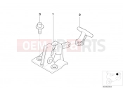 BMW Motorrad BMW 2003 F-Models F 650 GS Dakar 04 (0176,0186) Dualseat locking mechanism