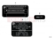 BMW MOTORRAD F 650 CS 02 (0174,0184) Type plate