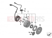 BMW Motorrad BMW 2003 C1, c1 200 C1 (0191) Generator, starter overrunn.clutch drive
