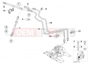 BMW Motorrad BMW 2003 C1, c1 200 C1 (0191) Brake pipe front ABS