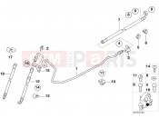 BMW Motorrad BMW 2003 C1, c1 200 C1 (0191) Brake pipe front/rear/mounting