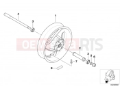 BMW Motorrad BMW 2003 C1, c1 200 C1 (0191) Cast rim, front