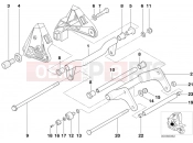 BMW Motorrad BMW 2003 C1, c1 200 C1 (0191) Suspension, engine-transmission unit