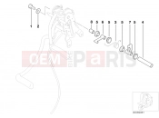 BMW Motorrad BMW 2003 C1, c1 200 C1 (0191) Knee lever mechanism - locking device