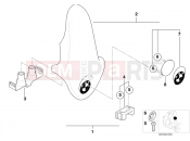 BMW Motorrad BMW 2003 C1, c1 200 C1 (0191) Luggage carrier