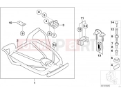 BMW Motorrad BMW 2003 C1, c1 200 C1 (0191) Retrofit kit, luggage railing