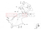 BMW Motorrad BMW 2003 C1, c1 200 C1 (0191) Wheel cover,rear, license plate frame