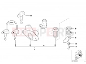 BMW Motorrad BMW 2003 C1, c1 200 C1 (0191) Locks f vehicle