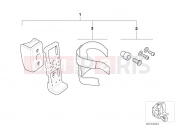 BMW Motorrad BMW 2003 C1, c1 200 C1 (0191) Retrofit kit, mobile teleph.holder