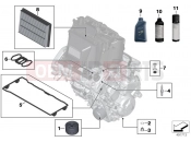 BMW Motorrad BMW 2010 S models S 1000 RR 10 (0507,0517) Engine oil / maintenance service