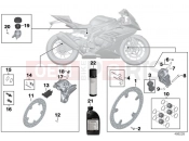 BMW Motorrad BMW 2010 S models S 1000 RR 10 (0507,0517) Brake service