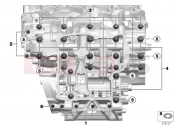 BMW Motorrad BMW 2010 S models S 1000 RR 10 (0507,0517) Screw connection, engine housing