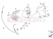 BMW Motorrad BMW 2010 S models S 1000 RR 10 (0507,0517) Servo, exhaust flap, interference pipe