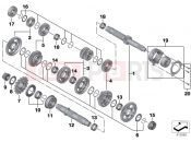 BMW Motorrad BMW 2010 S models S 1000 RR 10 (0507,0517) Transmission shafts