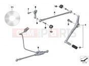 BMW Motorrad BMW 2010 S models S 1000 RR 10 (0507,0517) External gearshift parts/Shift lever