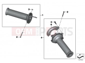 BMW Motorrad BMW 2010 S models S 1000 RR 10 (0507,0517) Handlebar grips