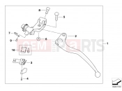 BMW Motorrad BMW 2010 S models S 1000 RR 10 (0507,0517) Clutch control assembly