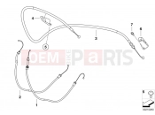 BMW Motorrad BMW 2010 S models S 1000 RR 10 (0507,0517) Bowden cables