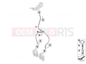 BMW Motorrad BMW 2010 S models S 1000 RR 10 (0507,0517) Brake pipe, front, without ABS