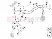 BMW Motorrad BMW 2010 S models S 1000 RR 10 (0507,0517) Brake line, Sport, ABS, front