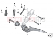 BMW Motorrad BMW 2010 S models S 1000 RR 10 (0507,0517) Brake pedal