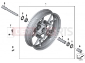 BMW Motorrad BMW 2010 S models S 1000 RR 10 (0507,0517) Cast rim, front