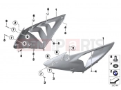 BMW Motorrad BMW 2010 S models S 1000 RR 10 (0507,0517) Fairing side section, front