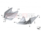 BMW Motorrad BMW 2010 S models S 1000 RR 10 (0507,0517) Covering fuel tank