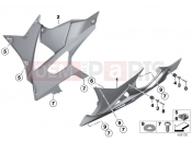 BMW Motorrad BMW 2010 S models S 1000 RR 10 (0507,0517) Engine spoiler