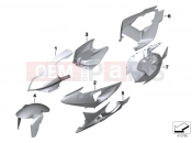 BMW Motorrad BMW 2010 S models S 1000 RR 10 (0507,0517) Primed parts