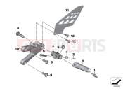 BMW Motorrad BMW 2010 S models S 1000 RR 10 (0507,0517) Footrest, front