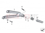 BMW Motorrad BMW 2010 S models S 1000 RR 10 (0507,0517) Rear footrests